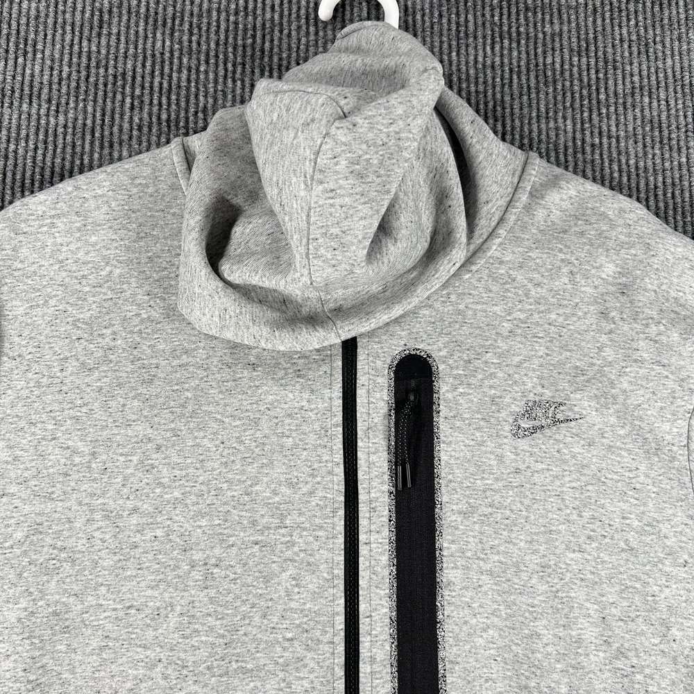 Nike Tech Fleece Full Zip Hoodie Mens 2XL XXL Gray Long Sleeve Active Casual New